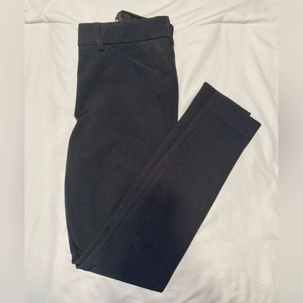 Express High Rise Skinny Pant Black size 0